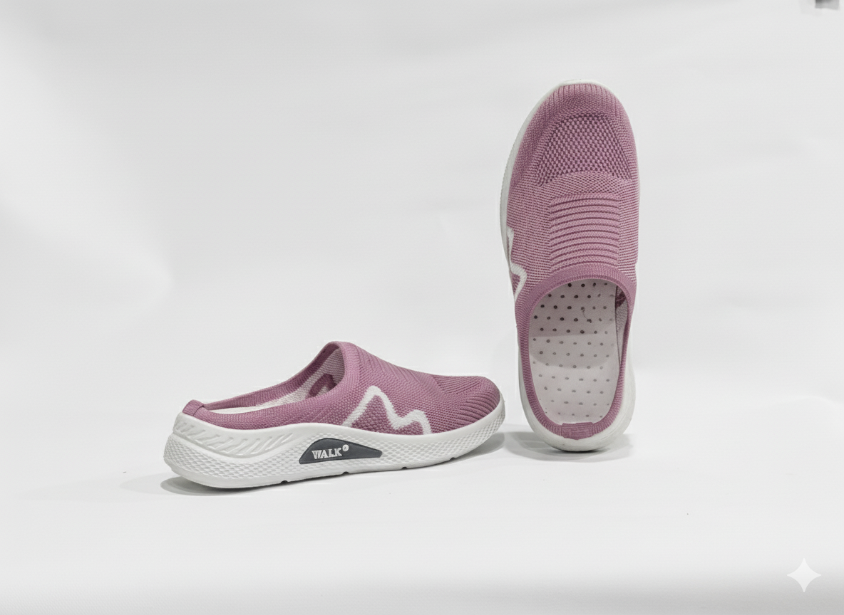 Pink Slip-on half cut