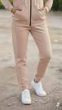 Jogger Pants, Ribbed Bottom