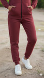 Jogger Pants, Ribbed Bottom